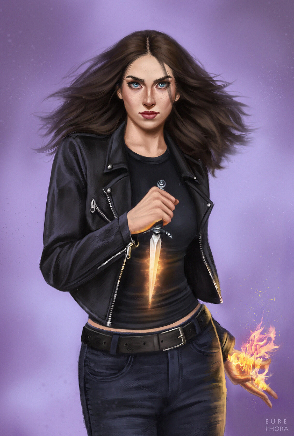 Character art for author Heather G. Harris