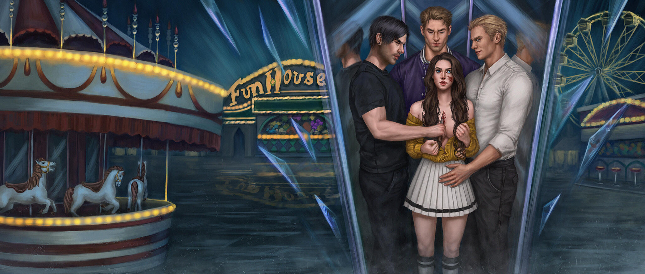 Cover illustration for special edition of Royals of Forsyth U Series - Motley Chronicles Box